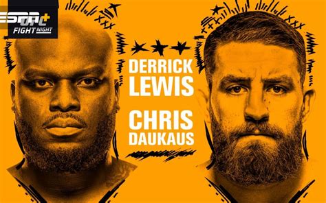 UFC Predictions: UFC Fight Night: Derrick Lewis vs. Chris Daukaus