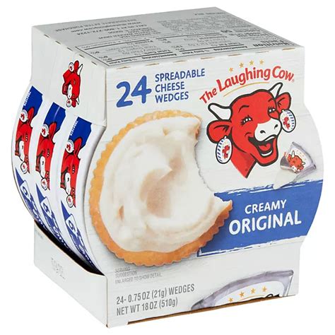 The Laughing Cow Creamy Swiss Wedge Original 3 Pk Sams Club