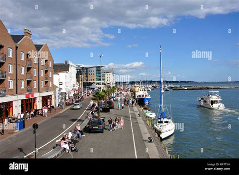 Promenade View The Quay Poole Dorset England United Kingdom Stock