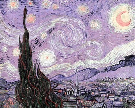 Van Gogh Starry Night Wallpaper