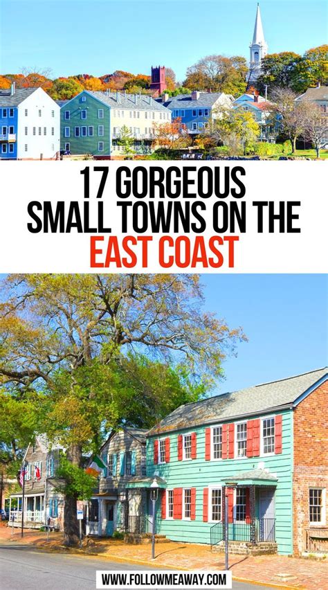 17 Cutest Small Towns On The East Coast Usa North America Travel