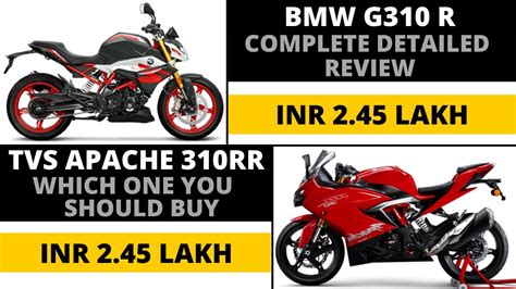 Bmw G310r Vs Apache Rr 310 2020 Full Comparison Video Which Bike You Should Buy Ksntalks