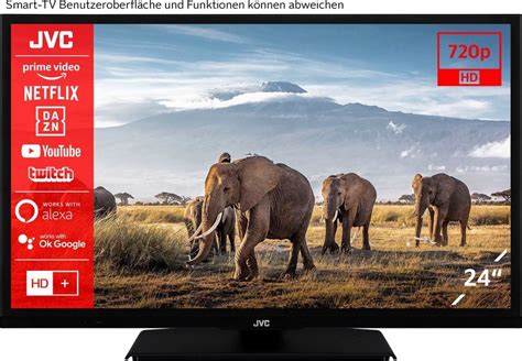 JVC LT-24VH5156 LED-Fernseher (60 cm/24 Zoll, HD ready, Smart-TV ...