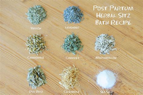 Andrea Deal Homeopathy Natural Recipe Post Partum Herbal Sitz Bath