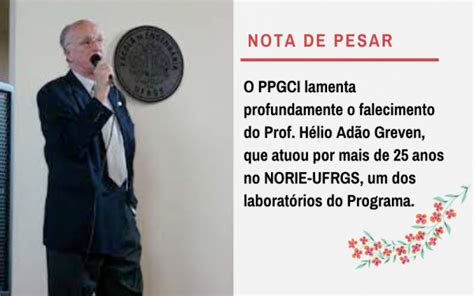 Nota De Pesar Ppgci Programa De Pós Graduação Em Engenharia Civil