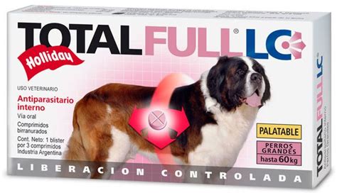 Total Full Lc Perros Antiparasitario Interno Palatable De Liberacion