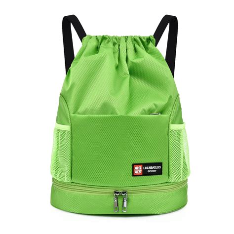 Polyester Drawstring Backpack Sport String Bag Gym Sack Pack Buy