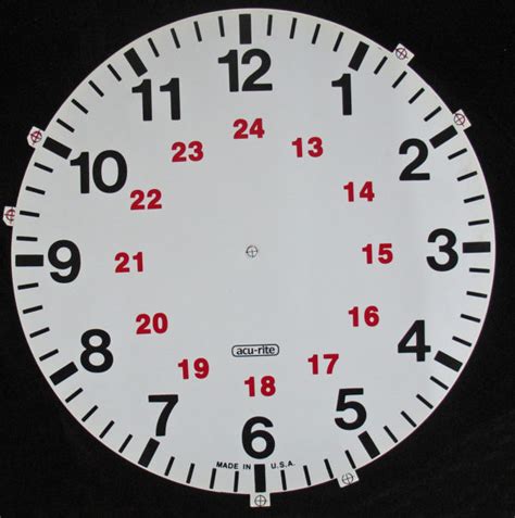 Digital Backlit Military Time Clock Twbos