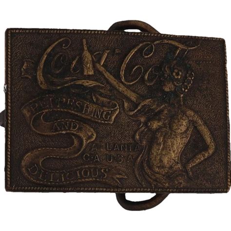Coke Cola Nude Sexy Woman Coca Cola Coca Boobs Atlanta S Vintage Belt Buckle Soft Pop Logo