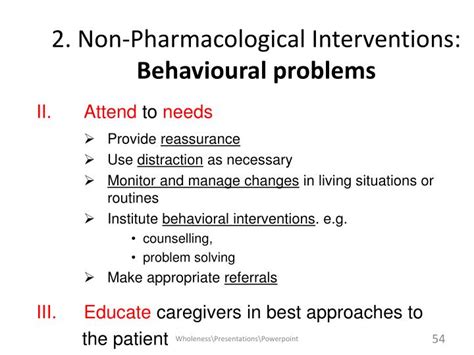 Ppt Dementia Non Pharmacological Intervention And Caregivers