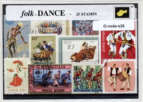 Volksdans 25 Different Stamps Importa Supplementen Nl