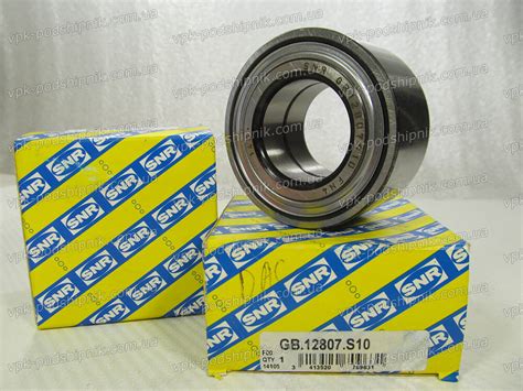 Подшипник GB.12807.S10 SNR Франция 37*72*37 Купить Цена 920 в Украине