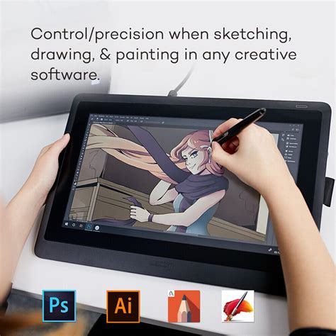 Wacom Cintiq 16 15 6 Drawing Tablet With HD Screen Certified