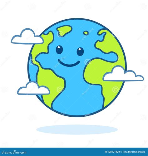 Planet Earth Cartoon Colored Clipart Illustration 22666101, 45% OFF