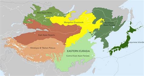 Eastern Eurasia | Realm & Subrealms | One Earth