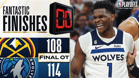 Wild Overtime Ending Nuggets Vs Timberwolves April 23 2023 Youtube