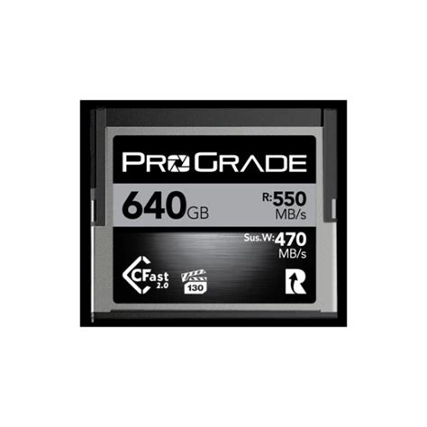 Thẻ nhớ ProGrade Digital CFast 2 0 Cobalt 640GB