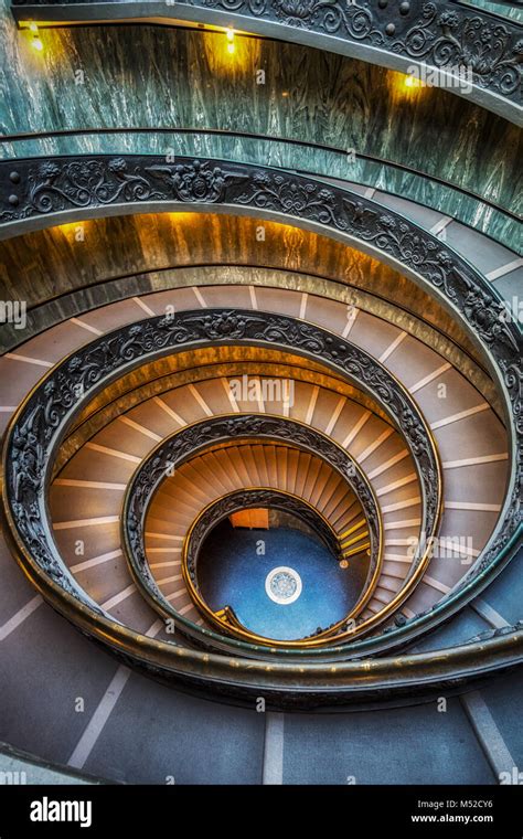 Vatican Museum Stairs Stock Photo - Alamy