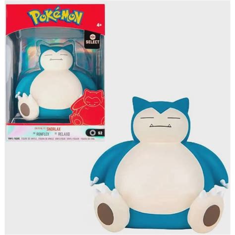 Boneco Pokémon Figura Snorlax Vinil Submarino