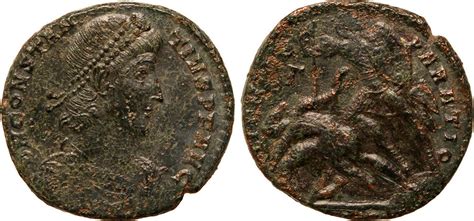 Roman Empire AE Centenionalis 337 361 Constantius II FEL TEMP