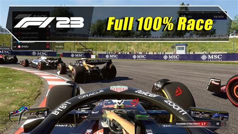 F1 23 Ps5 Driving Full 100 Race Wheelcam 4k 60 Youtube