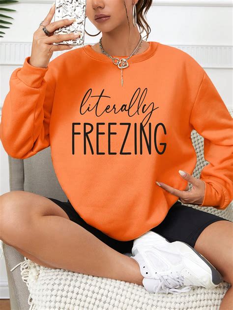 Letter Graphic Drop Shoulder Sweatshirt Shein Usa