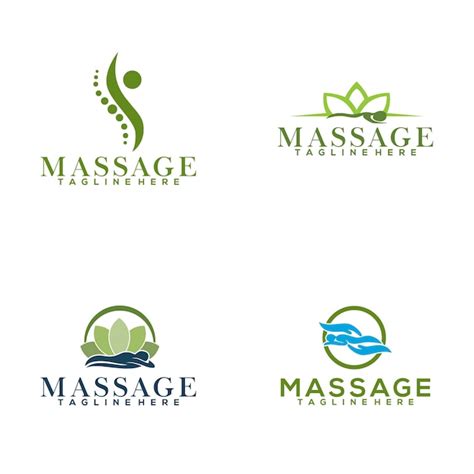 Centre Massage Logo Vecteurs Et Psd Gratuits à Télécharger