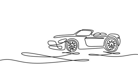 Car Line Drawing Vector Art, Icons, and Graphics for Free Download