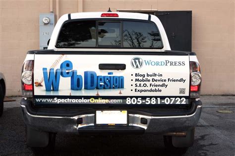 Custom Pickup Truck Tailgate Wraps | Spectracolor in Simi Valley CA