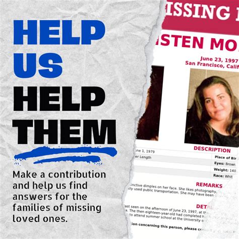 Donation Page - Missing Persons Center 