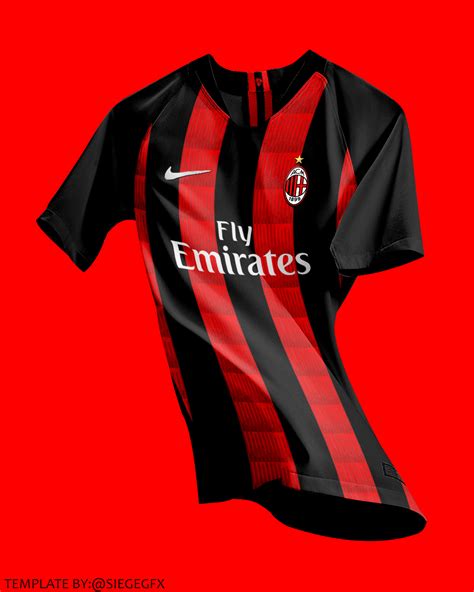 Ac Milan Nike Concept Kit On Behance Off