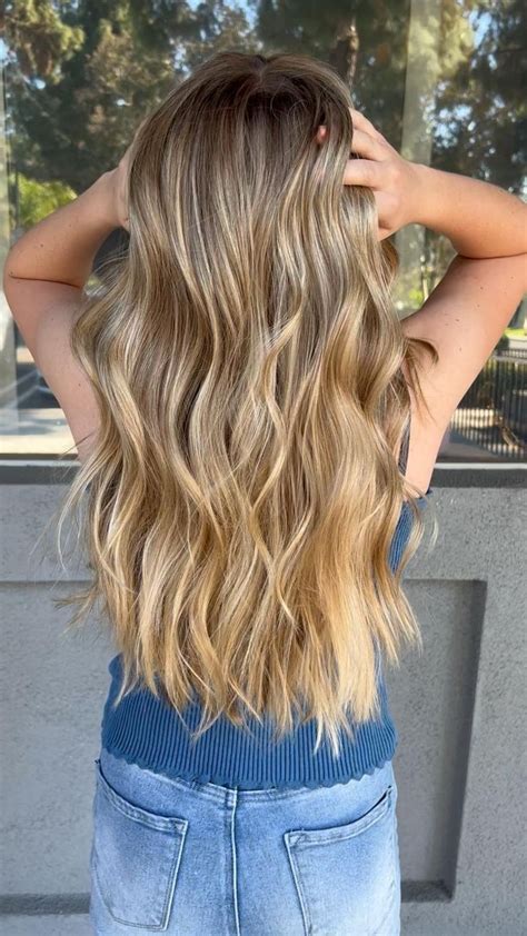 Buttery Blonde Balayage Brown Blonde Hair Dirty Blonde Hair Color Ideas Summer Blonde Hair