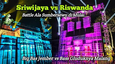 Battle Sriwijaya Audio Jember Vs Riswanda Saling Berhadapan Di Mulai