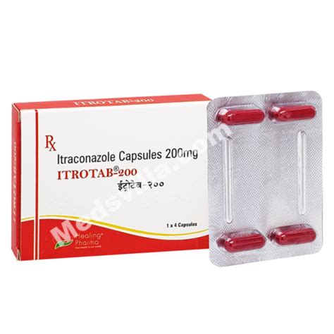 Itrotab 200 Capsule : Itraconazole Side Effects, Uses, Dosage | Medsvilla