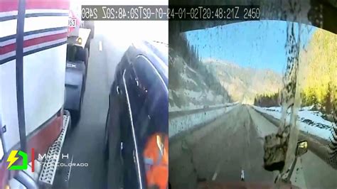 Dashcam Captures Car Crashes Into Truck Hit And Run Dashcam Ltd