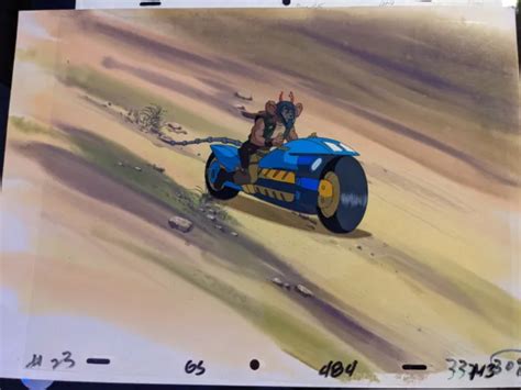 Biker Mice From Mars Animation Cels With Background Production Art