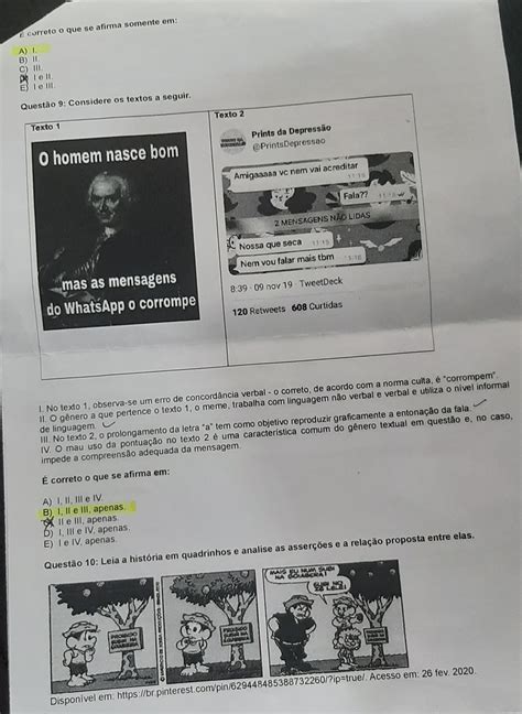 prova unip 2022 parte 5 Comunicação e Expressão