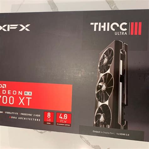 XFX Thicc III Ultra AMD Radeon RX 5700 XT 8GB GDDR6 On Jawa