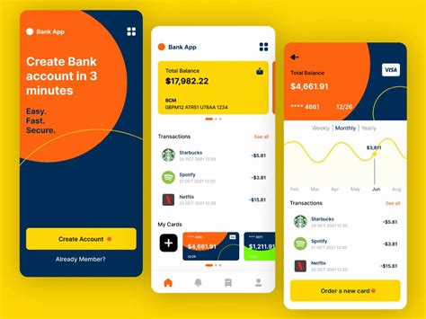 Figma Bank Mobile Ui Kit Ui Free