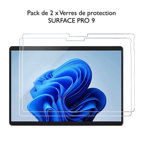 Ref Pack X Verres De Protection Ecran Surface Pro P Premium