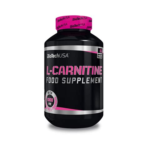 L-Carnitine 1000 mg 60 tablete BioTech USA