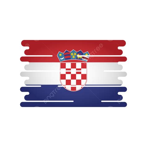 Croatia Flag Clipart Png Images Croatia Flag Png Vector Design