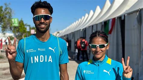 Priyanka Akshdeep Pair Secures Paris 2024 Quota In Mixed Marathon Race