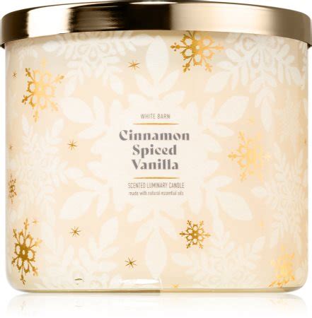 Bath Body Works Cinnamon Spiced Vanilla vonná svíčka notino cz