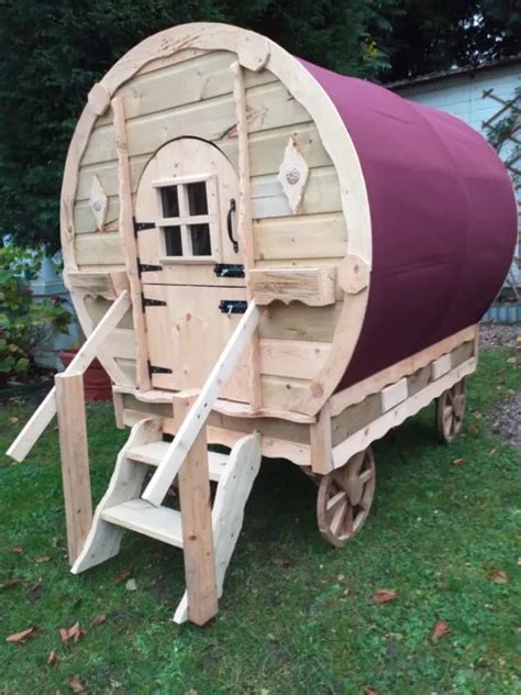 Playhouse Wooden Playhouses Gypsy Caravan Style Customise Garden Made