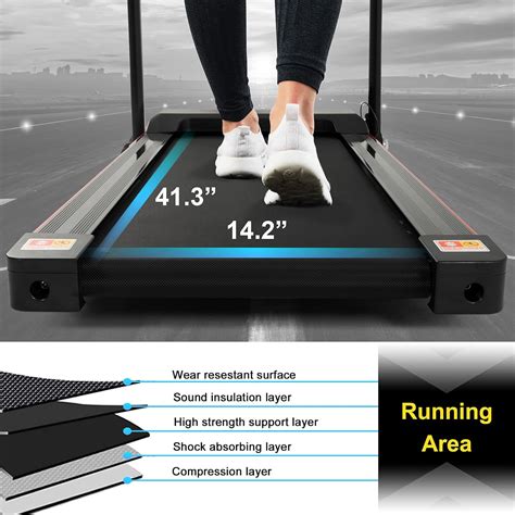 Compact Folding Treadmill 2 5hp Electric Running Machine For Home Gym