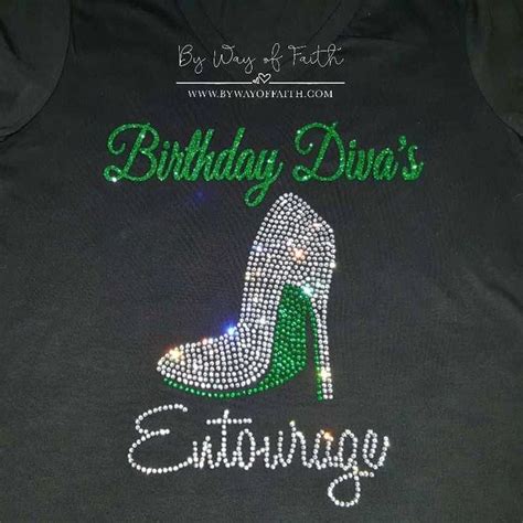 By Way Of Faith On Instagram “birthday Diva Entourage Bling Rhinestone