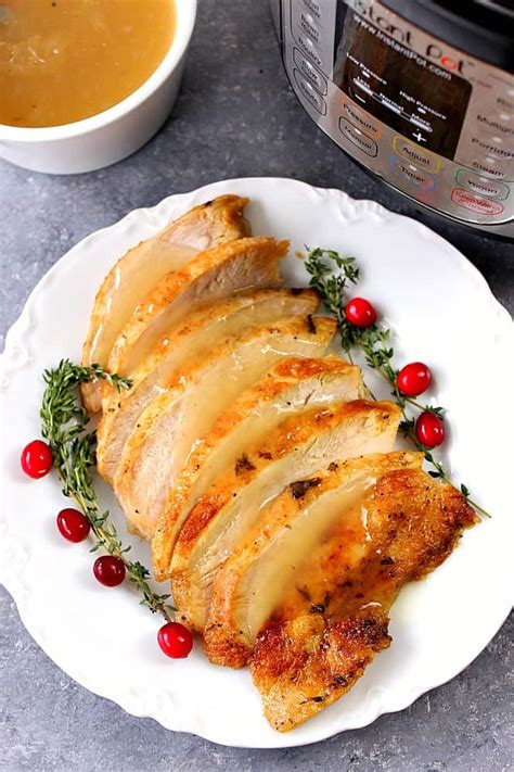 Instant Pot Turkey Breast Recipe Crunchy Creamy Sweet