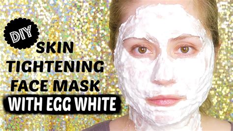 Skin Tightening Mask With Egg White Great For Large Pores And Crows