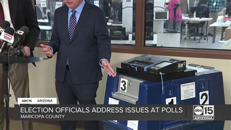 Election Officials Address Tabulation Issues At Polling Places At